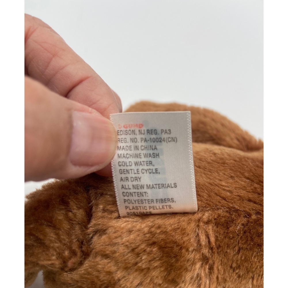 Baby Gund Nicky Noodle Monkey Brown Tan Soft Plush Stuffed Animal 6048880 - Picture 6 of 8